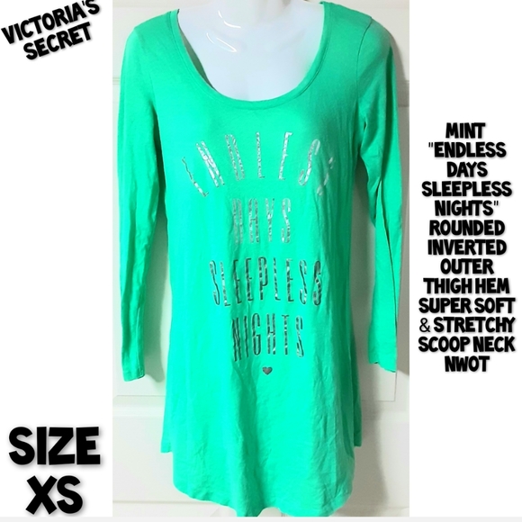 Victoria's Secret Graphic Sleepshirt Size XS NWOT - Picture 3 of 15